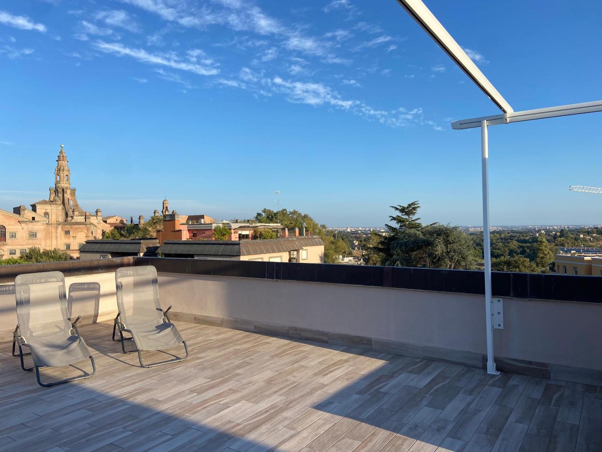 Attico Panoramico Luxury Roma Apartman Kültér fotó